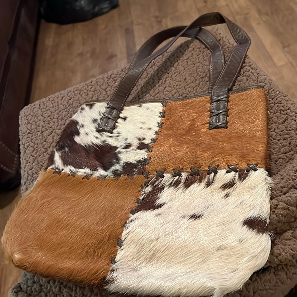 Cowhide bag